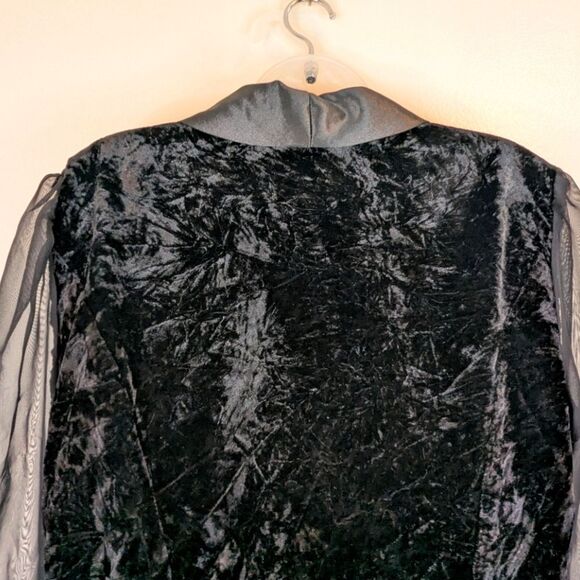 VTG 90s R&K Evening Whimsigoth Witchy Feminine Dark Academia Romantic Jacket 14 - Picture 8 of 11